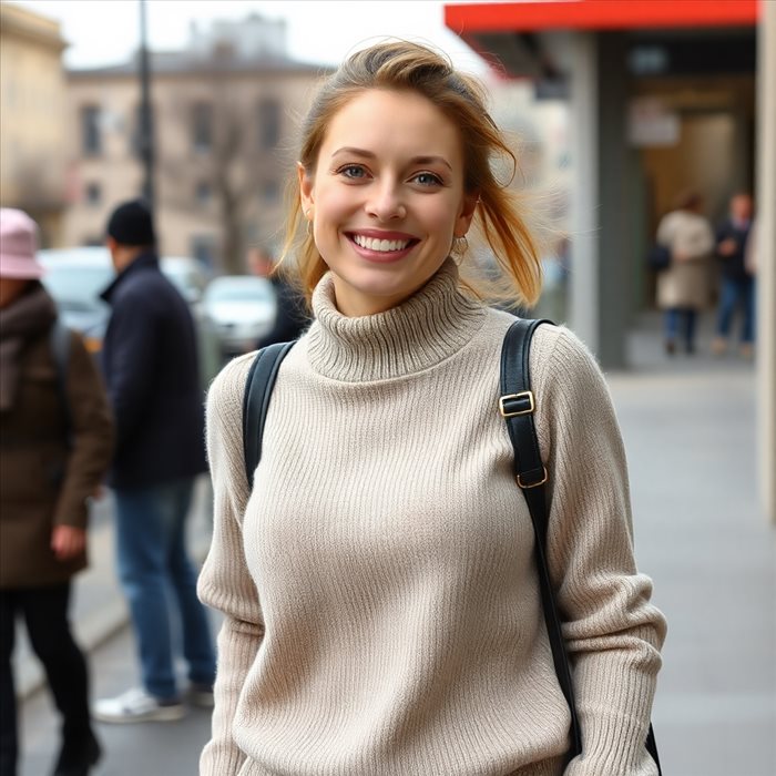 Élégance : Comment porter un pull oversize avec style