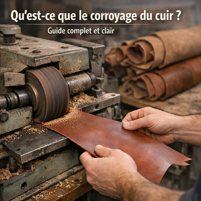 Qu'est-ce que le corroyage du cuir ? Guide complet SEO