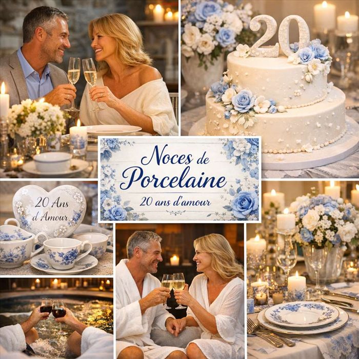 Noces de porcelaine : comment célébrer 20 ans de mariage ?