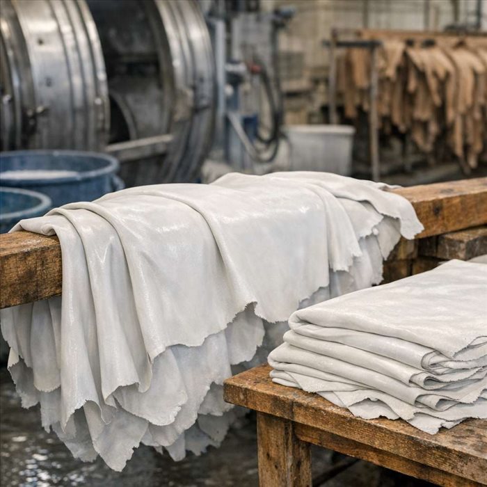 Cuir wet white en tannerie : définition, avantages et usages